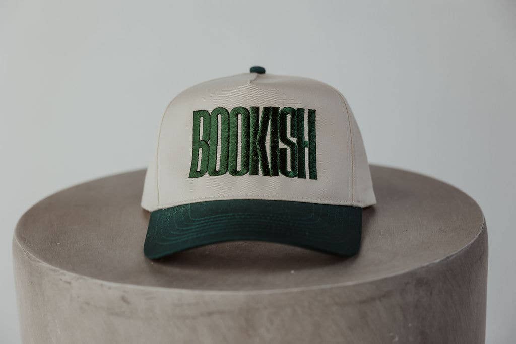 Bookish Green Vintage Embroidered Hat